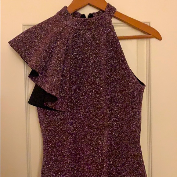 Purple Sparkle Dress - Picture 3 of 3